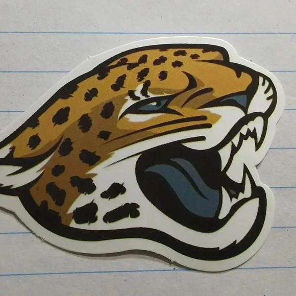 JACKSONVILLE JAGUARS vintage waterproof sticker...nwt..we bundle..enjoy - Picture 2 of 3